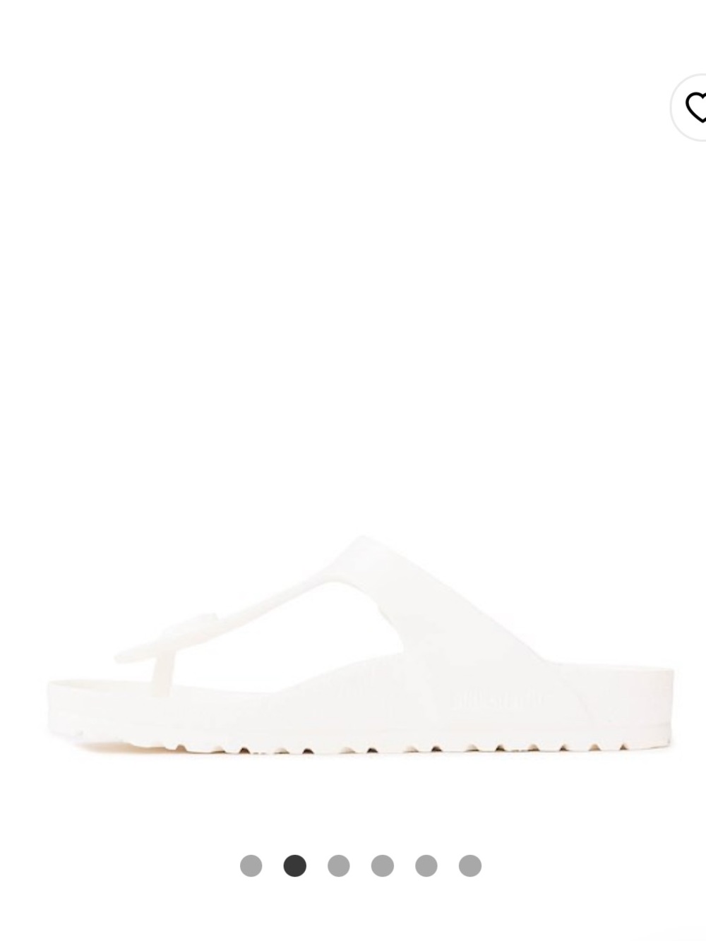 Birkenstock Gizeh EVA White Sandals NEW size 41 EU - Picture 2 of 8